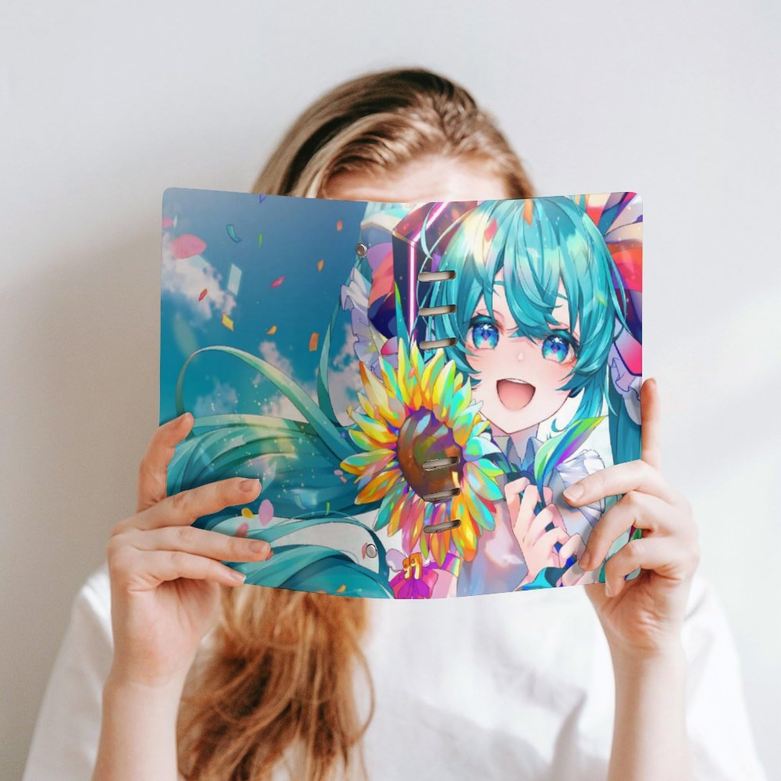 Amazon.co.jp: バインダーノート 初音ミク システム手帳 メモ帳 A5